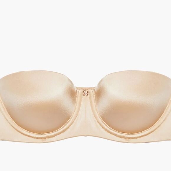 Savage X Fenty Core Microfiber Strapless Bra Honey Nude‎ NWT IN PACKAGE - Picture 6 of 9